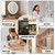 Makeup Storage Box Product for Cosmetic Storage Cabinet with 3 Drawers And Mirrors