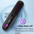 Portable Cordless Hair Straightener - USB Rechargeable, 3 Temperature Controls, Long-Lasting Shine, LED Display, Lightweight, Great for Travel, Comes with Comb And Clips