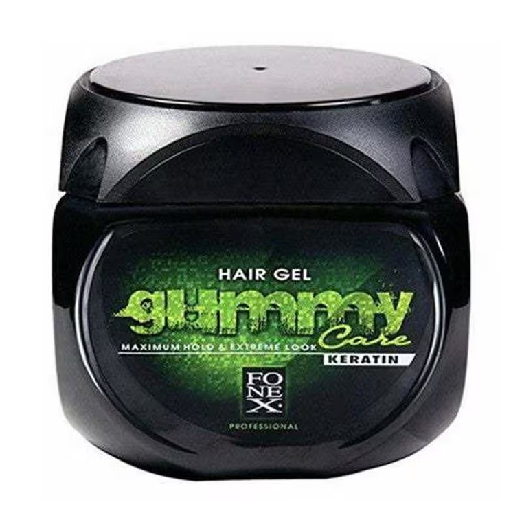 Gummy Hair Gel Maximum Hold Extreme Look w/ Keratin,