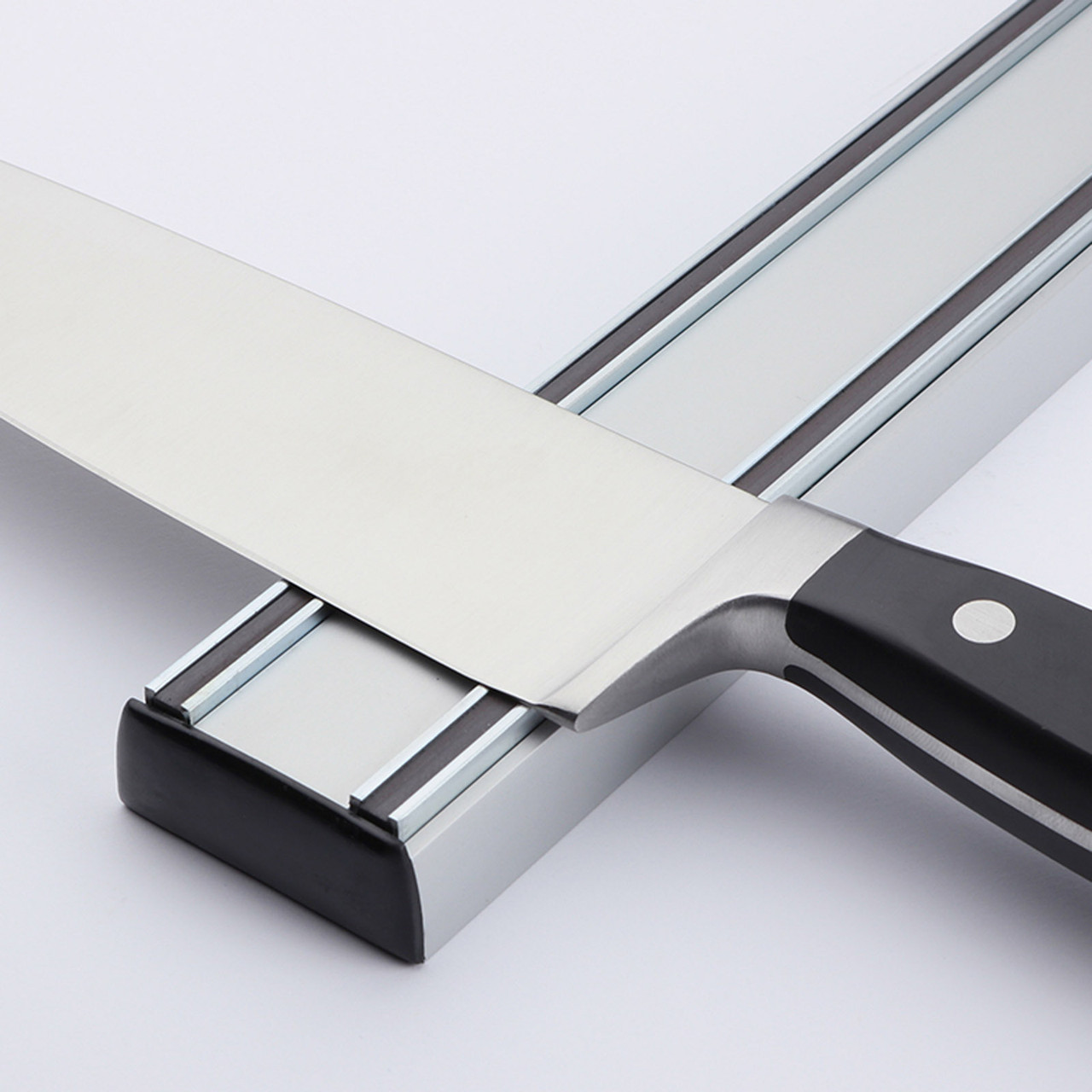 Magnetic Knife Rack - Aluminium 360mm Bisbell