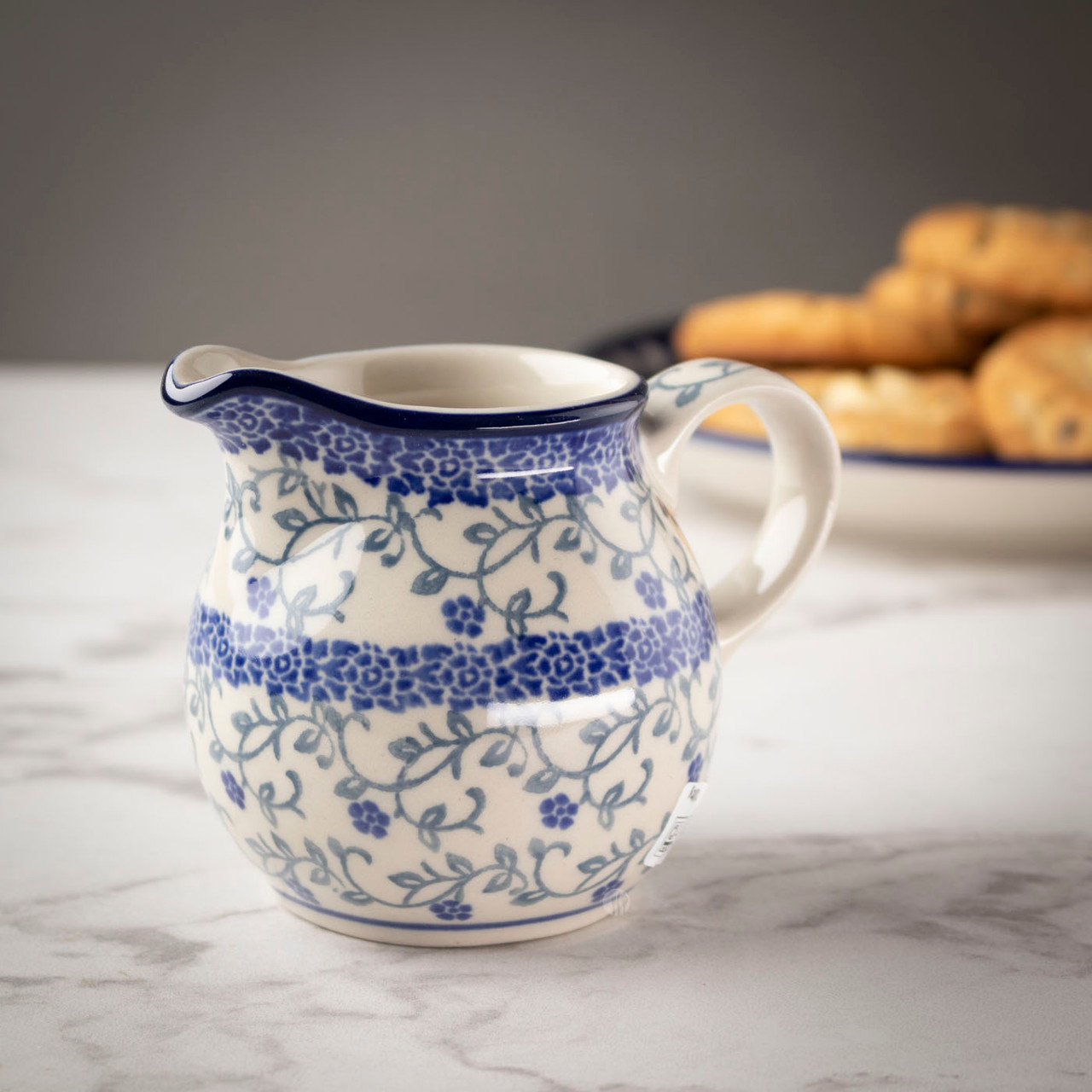 polish pottery creamer