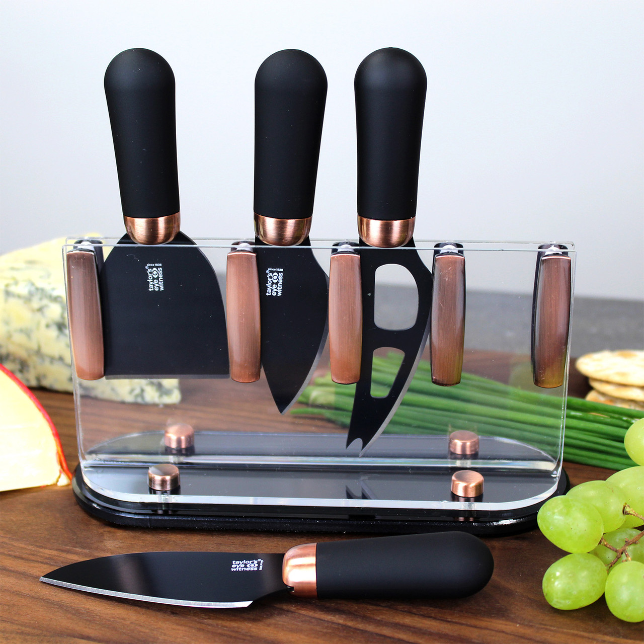 Napa Valley 4 piece Cheese Knife set – Copper Sky