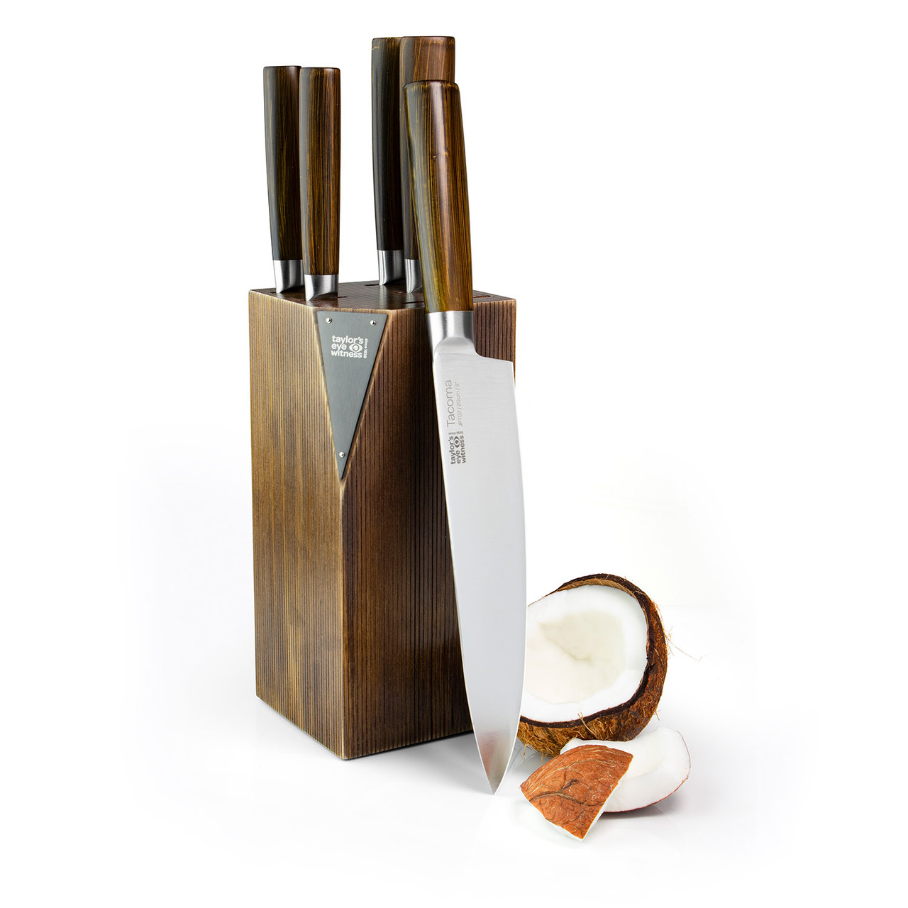 Opinel Parallele 5-Piece Knife Block Set