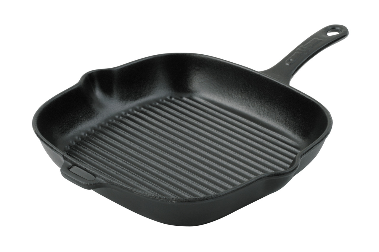 Chasseur Cast Iron Square Grillpan Matte Black 26cm Bakewell