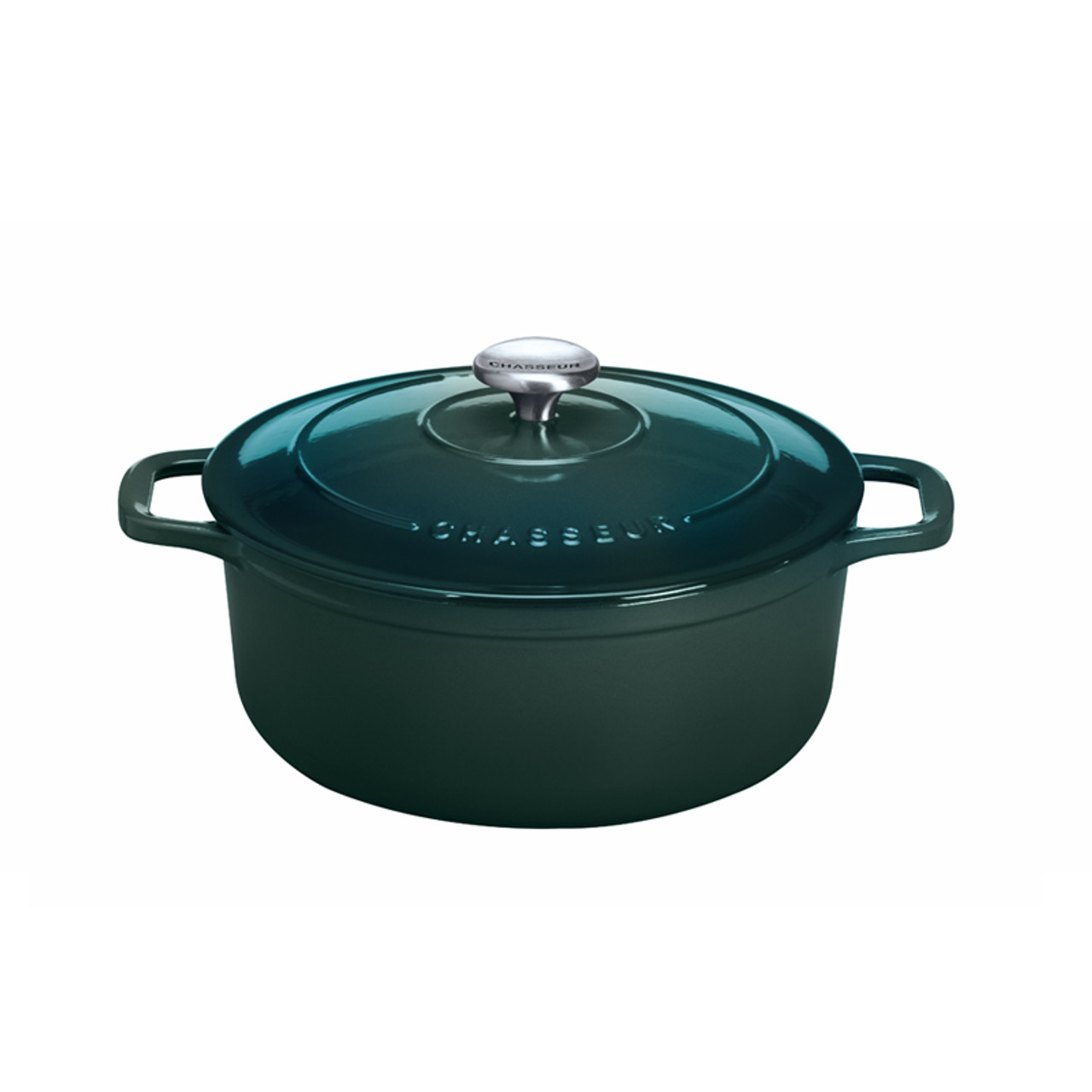 Chasseur 24cm Cast Iron Round Casserole Forest Bakewell Cookshop