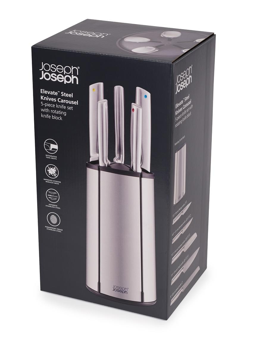 Joseph Joseph Elevate Steel Knives Carousel - Bakewell Cookshop