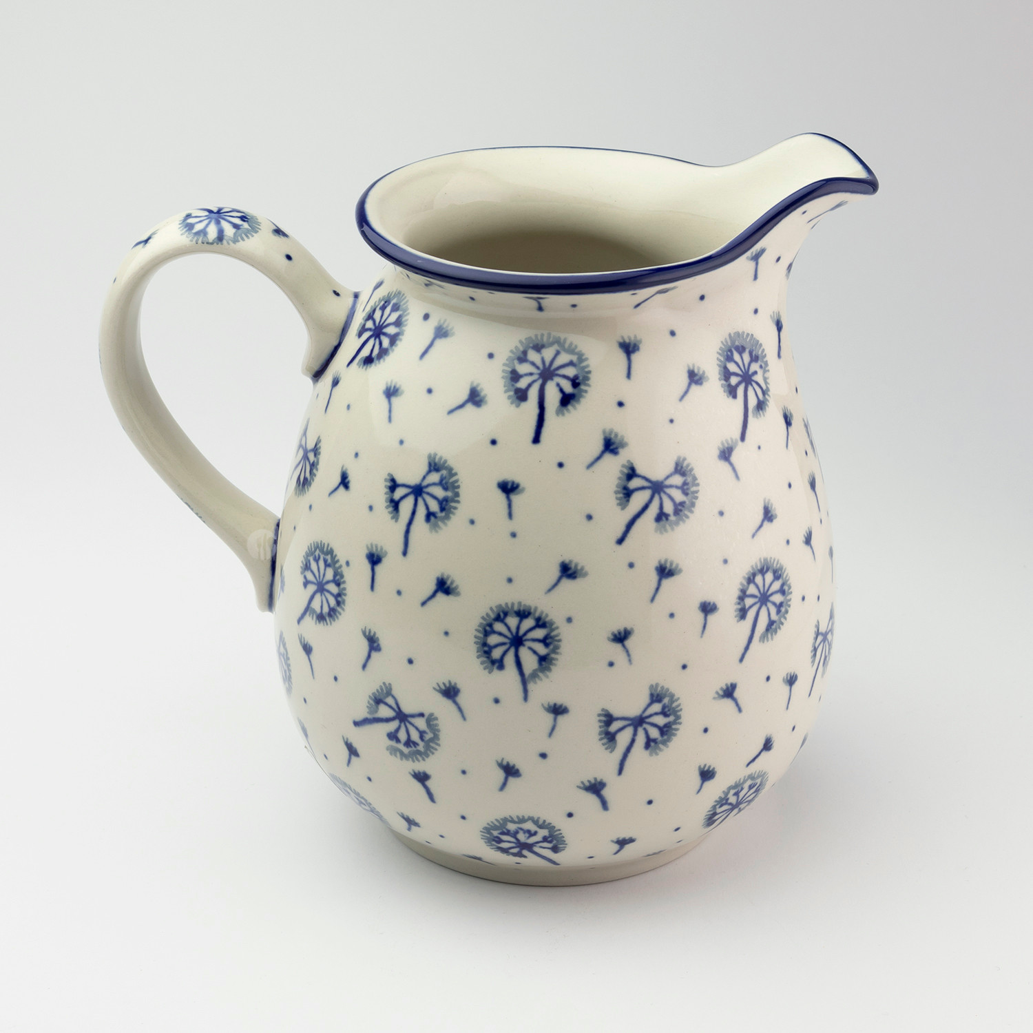 Polish Pottery 1L Jug Dandelion Bakewell