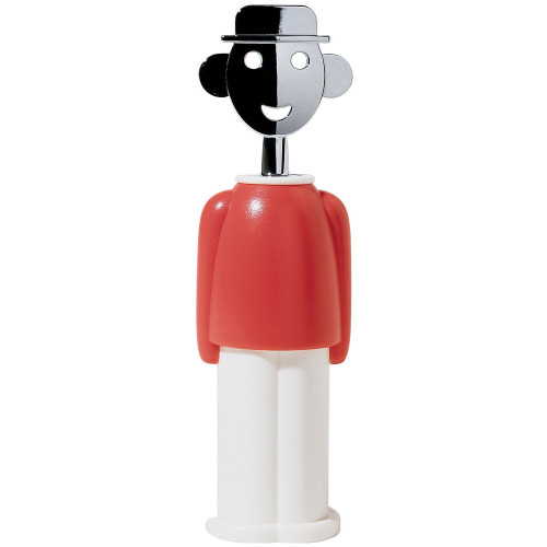 Alessi Alessandro M Corkscrew Red