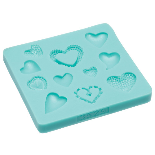 Hearts Fondant Press Small Hearts Fondant Press Small