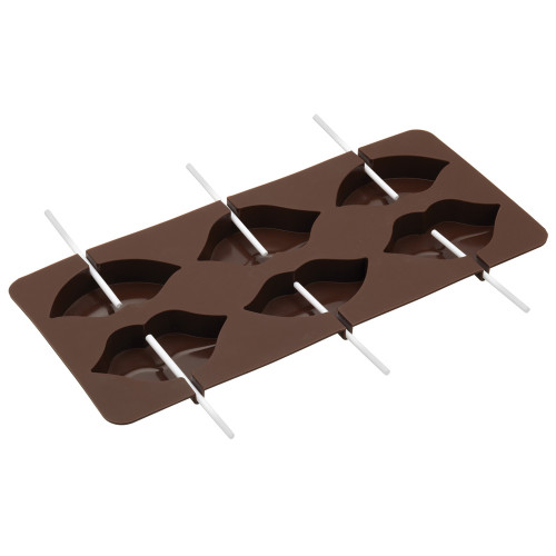 Chocolate Lolly Mould Lips