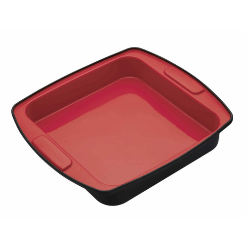 Masterclass Non-Stick Deep Square Cake Tin with Loose Base, 20 cm (8)