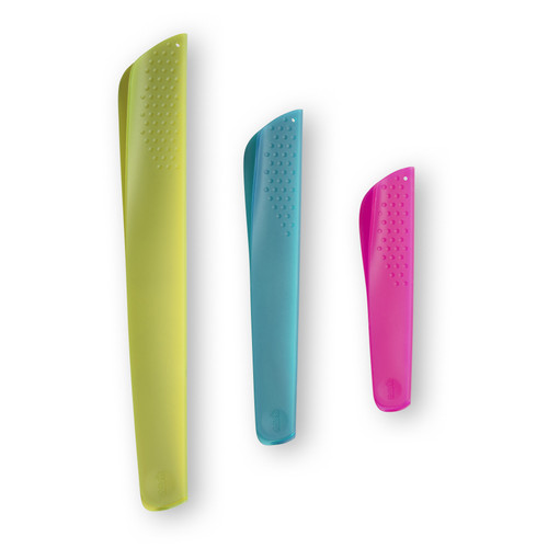 Nosh Universal Knife Guard - 3 Piece Set - Tutti Frutti Nosh Universal Knife Guard - 3 Piece Set - Tutti Frutti