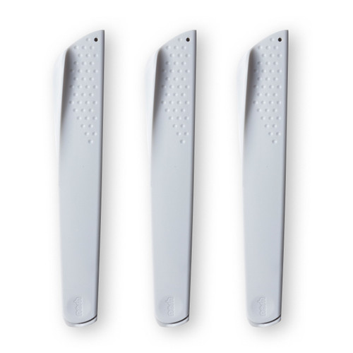 Nosh Universal Knife Guards - Medium Light Grey - 3 Piece Set