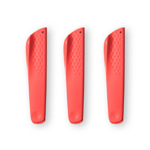 Nosh Universal Knife Guards - Small Red - 3 Piece Set