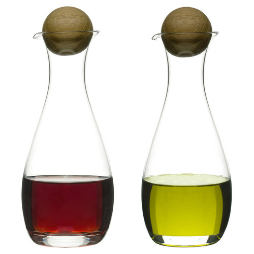 Sagaform Oil And Vinegar Set Oak