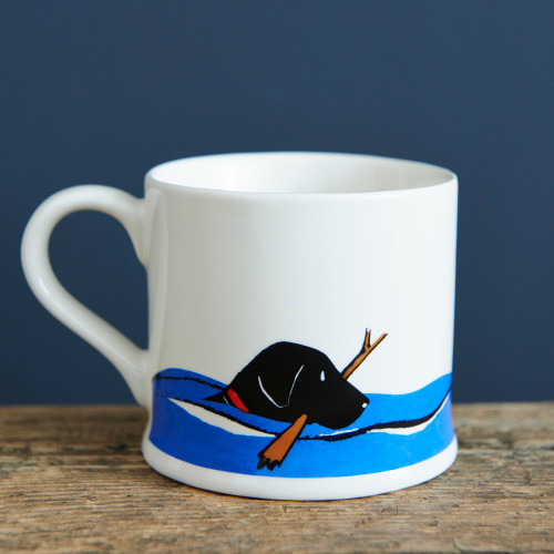 Sweet William Swimming Labrador Mug