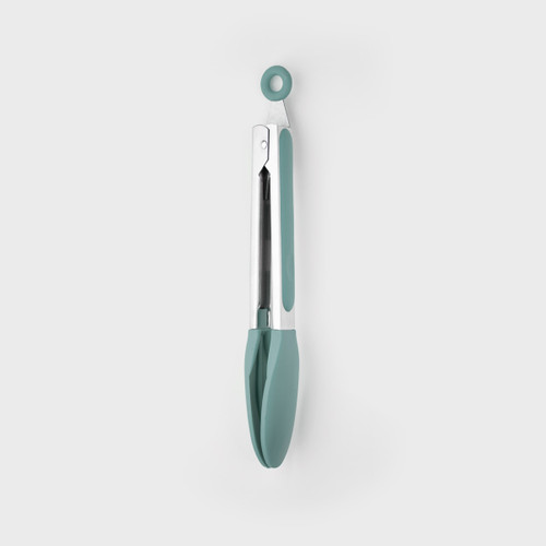 Taylors Eye Witness Silicone and Stainless Steel Tongs Aqua