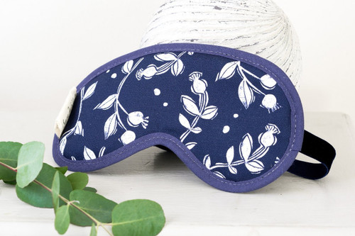 Sam Wilson Navy Rosehip Eye Mask