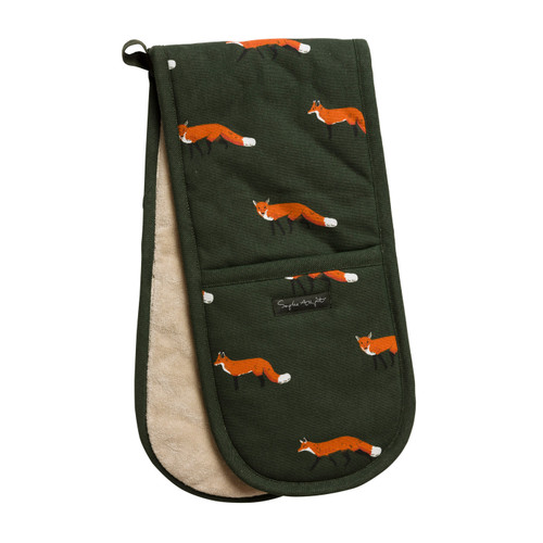 Sophie Allport Foxes Double Oven Gloves