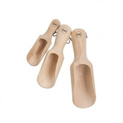 T&G Woodware Beech Set of 3 Scoops