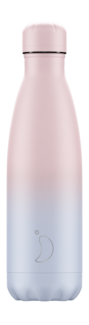Chillys Gradient Blush 500ml Bottle Pastel Blue Pink