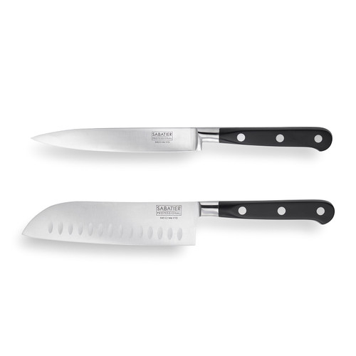 Sabatier Professional 2 Piece Knife Set Santoku and Utility Knife