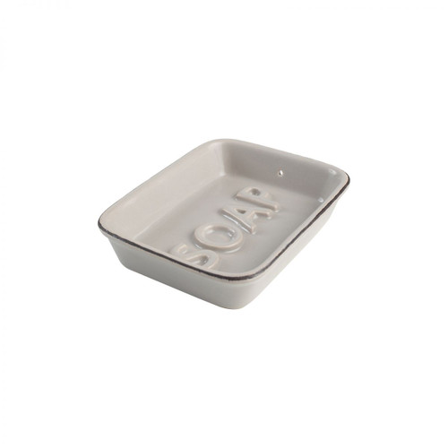 T&G Woodware Ocean Soap Dish - Grey