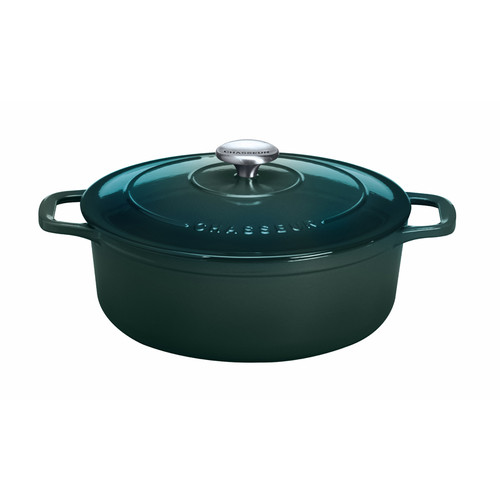 Chasseur 24cm Cast Iron Round Casserole Forest Bakewell Cookshop