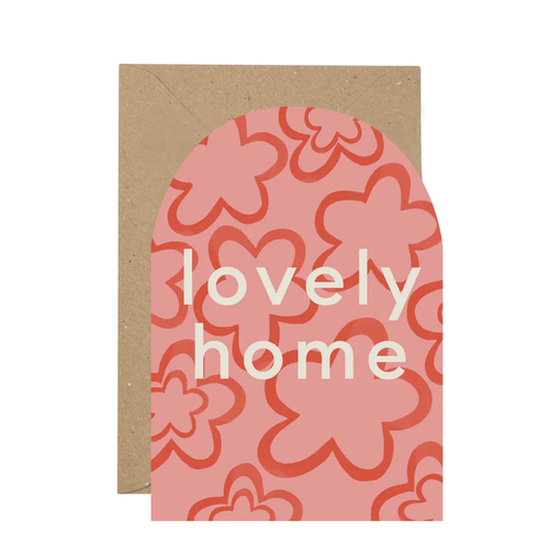 Plewsy Lovely Home Curved Card