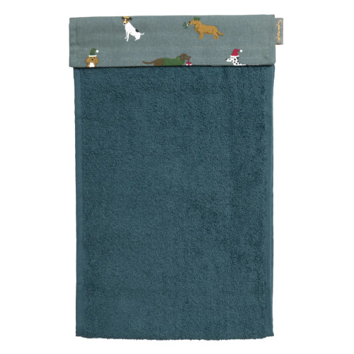Sophie Allport Roller Hand Towel - Christmas Dogs