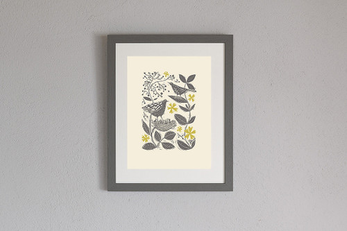 Sam Wilson Blackbirds Print Framed