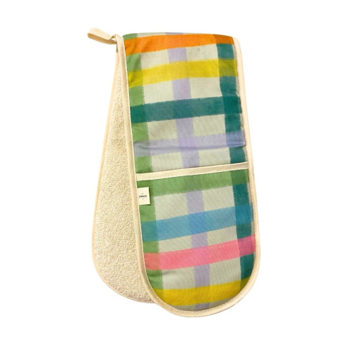 Plewsy Bright Gingham Oven Gloves