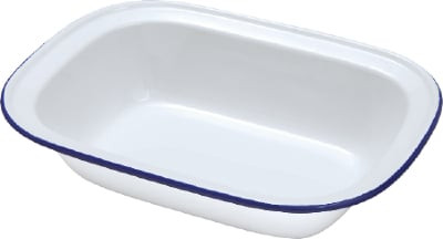 Falcon Enamel Oblong Pie Dish 22cm