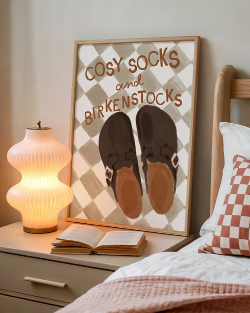 Cosy Socks Season Print A3