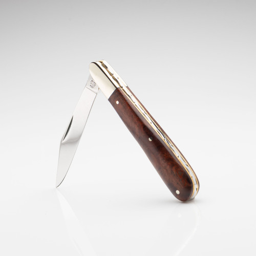 Taylors Eye Witness Premier Collection Gentleman's Clip Point Amboyna Burr - Worked Back