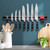 Bisbell Bisichef No.44 - Extra Strong Magnetic Knife & Tool Storage Rack - 50cm Black