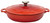 Chasseur 24cm Cast Iron Shallow Casserole 2.5L - Chilli Red