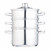Kitchencraft Three Tier Steamer 18cm