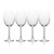 Mikasa White Wine Glasses x 4