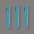 Nosh Universal Knife Guards - Medium Translucent Blue - 3 Piece Set