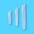 Nosh Universal Knife Guards - 3 Piece Set - Translucent