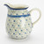 Polish Pottery 1L Jug - Forget-Me-Not