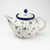 Polish Pottery 1.2 Litre Large 6 Cup Teapot - Dandelion