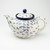 Polish Pottery 1.2 Litre Large 6 Cup Teapot - Dragonfly