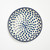 Polish Pottery 20cm Plate - Small Blue Dot