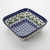 Polish Pottery 20cm Square Lasagne Oven Serving Dish - Love Leaf