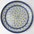 Polish Pottery 25cm Plate - Forget-Me-Not