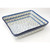 Polish Pottery 32cm x 26cm Large Lasagne Oven Serving Dish Dish - Forget-Me-Not