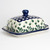 Polish Pottery Butter Dish - Love Leaf