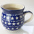 Polish Pottery 330ml Gents Mug - Midnight Star